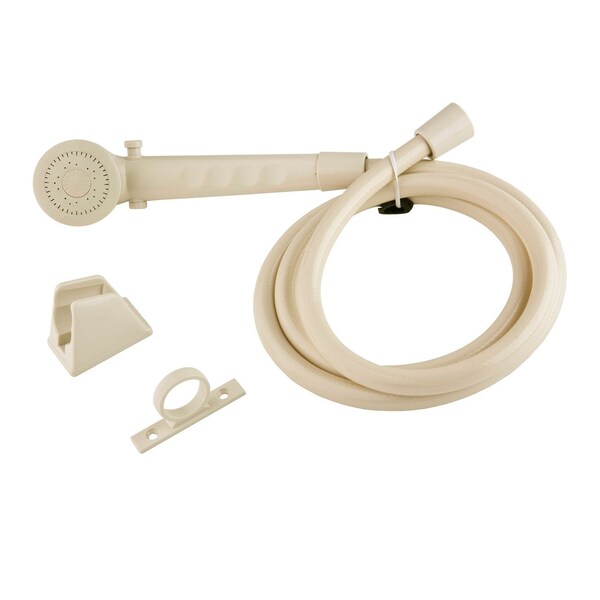Dura Faucet RV SHOWER HEAD & HOSE - BISQUE PARCHEMENT DF-SA130-BQ - main